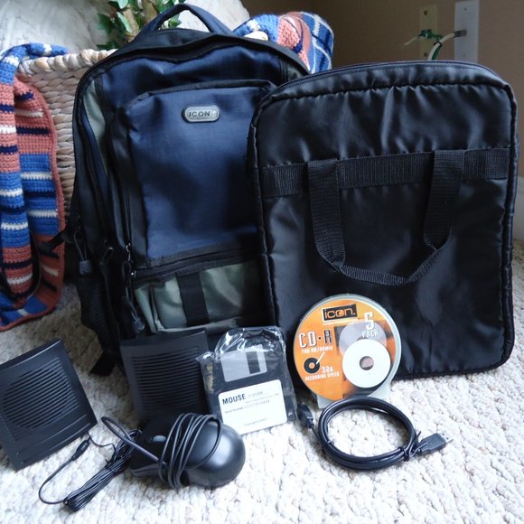 Icon Backpack w/Computer Accessories Never Used